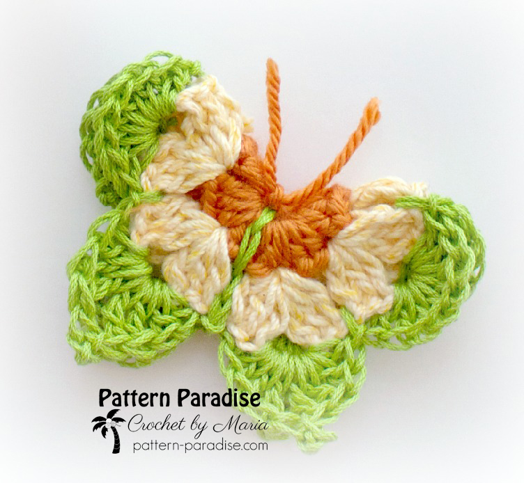 Free Crochet Pattern: Butterflies | Pattern Paradise